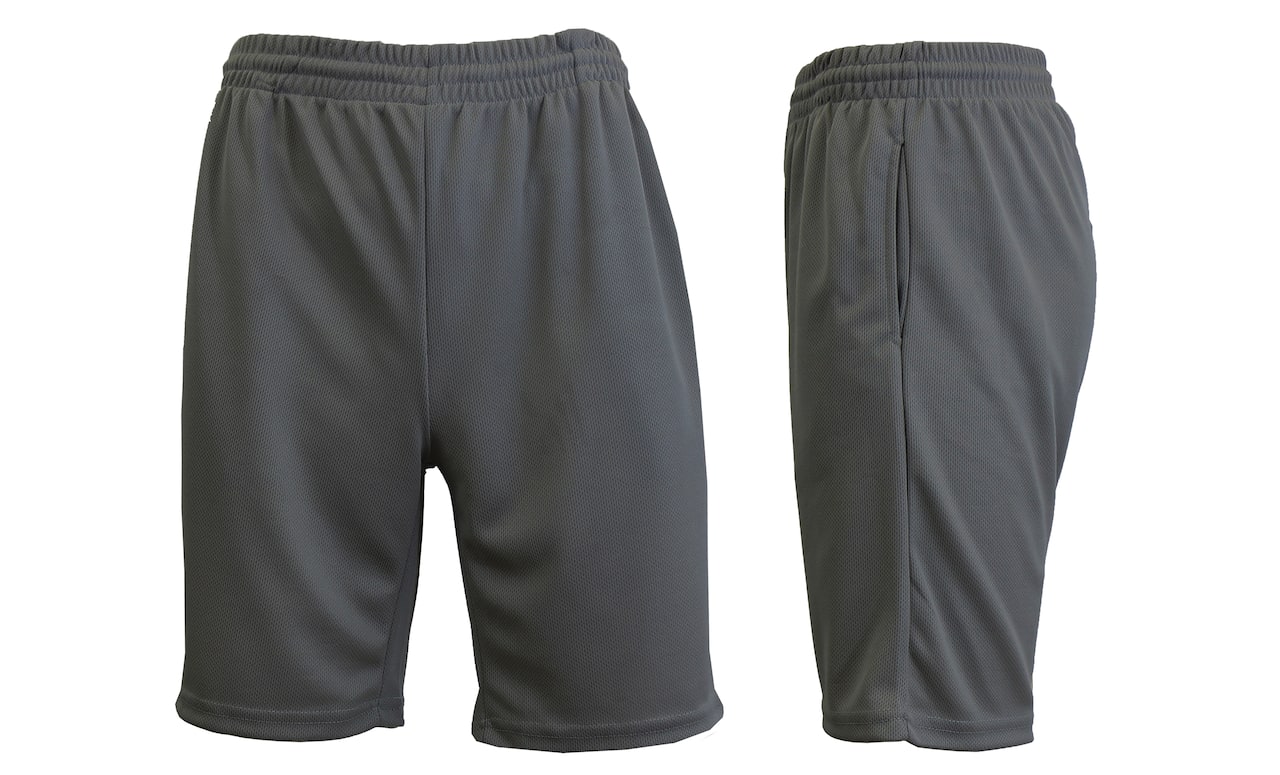 Galaxy by Harvic Men's Moisture Wicking Performance Basic Mesh Shorts